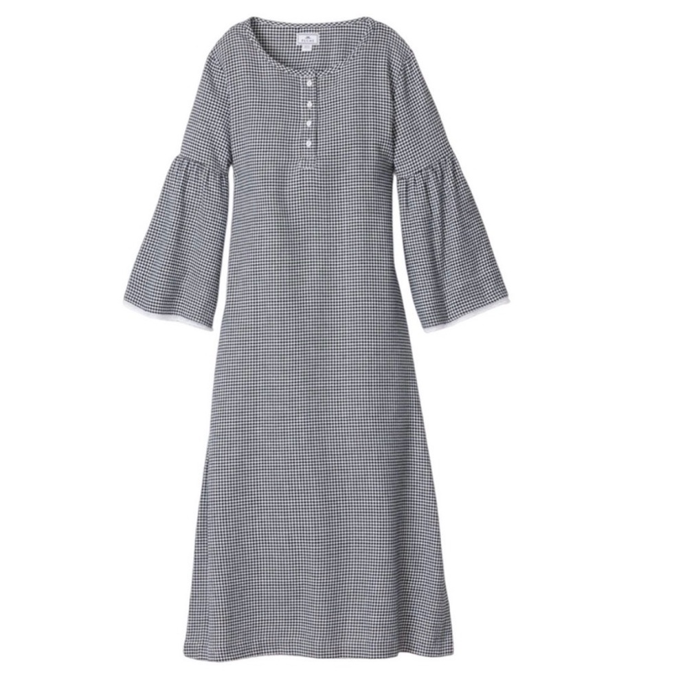 Petite Plume 100% Cotton Flannel Nightgown Sz S
